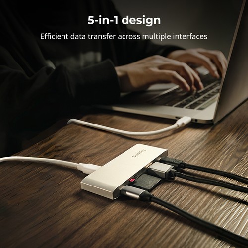 SmallRig 5-in-1 Memory Card Reader 65W PD Charging, for SD, SDHC, SDXC, Micro SD - Picture 6 of 8