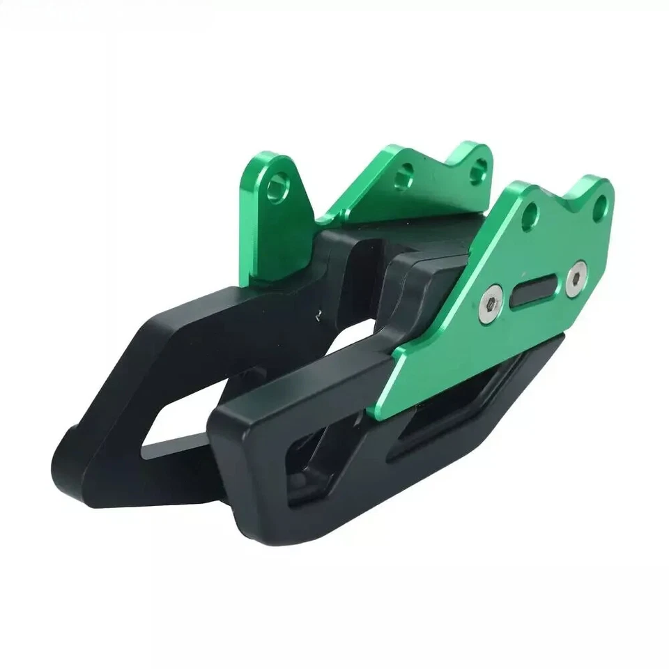 Protector de guía de cadena CNC verde para Kawasaki KX 250F 450F KX250F KX450F Foto 4 de 4