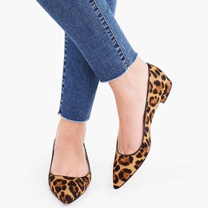j crew calf hair flats