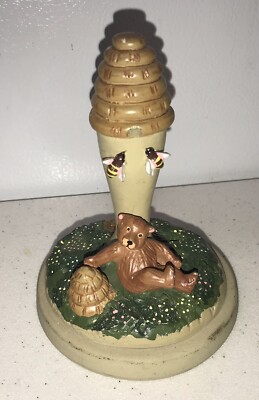 BROWN BAG COOKIE ART Stamp BEEHIVE BEAR ML63B