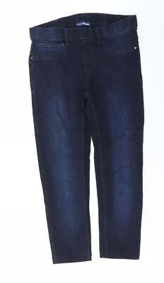 Charles Vogele Damen Jeans Blau Baumwollmischung Straight Größe W28 L20