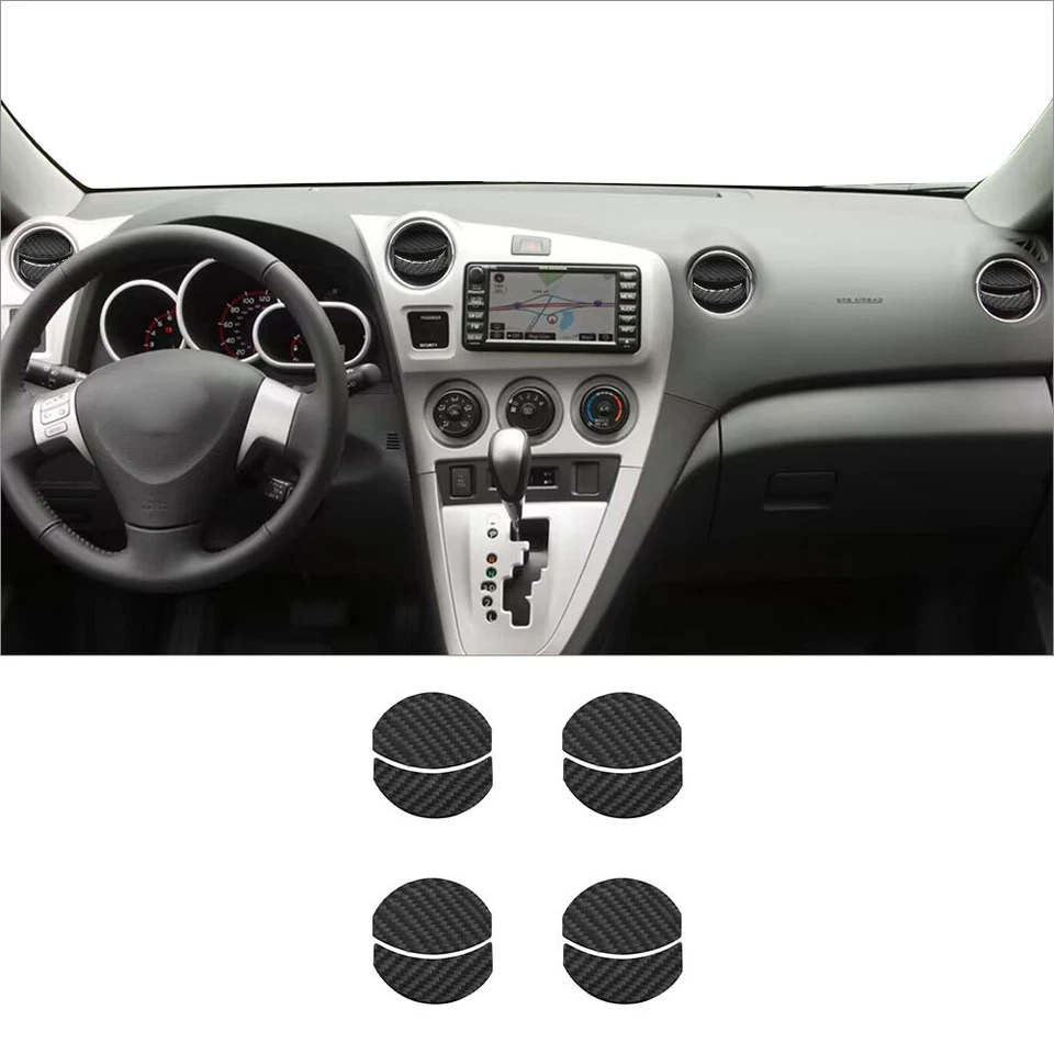 Kit de cubierta interior completo de fibra de carbono de 26 piezas para Toyota Matrix/Pontiac Vibe Foto 4 de 4