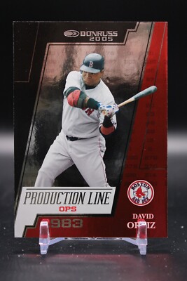 David ORtiz, Boston Red Sox, 2005 Donruss, Production Line, 414/983, #PL-2