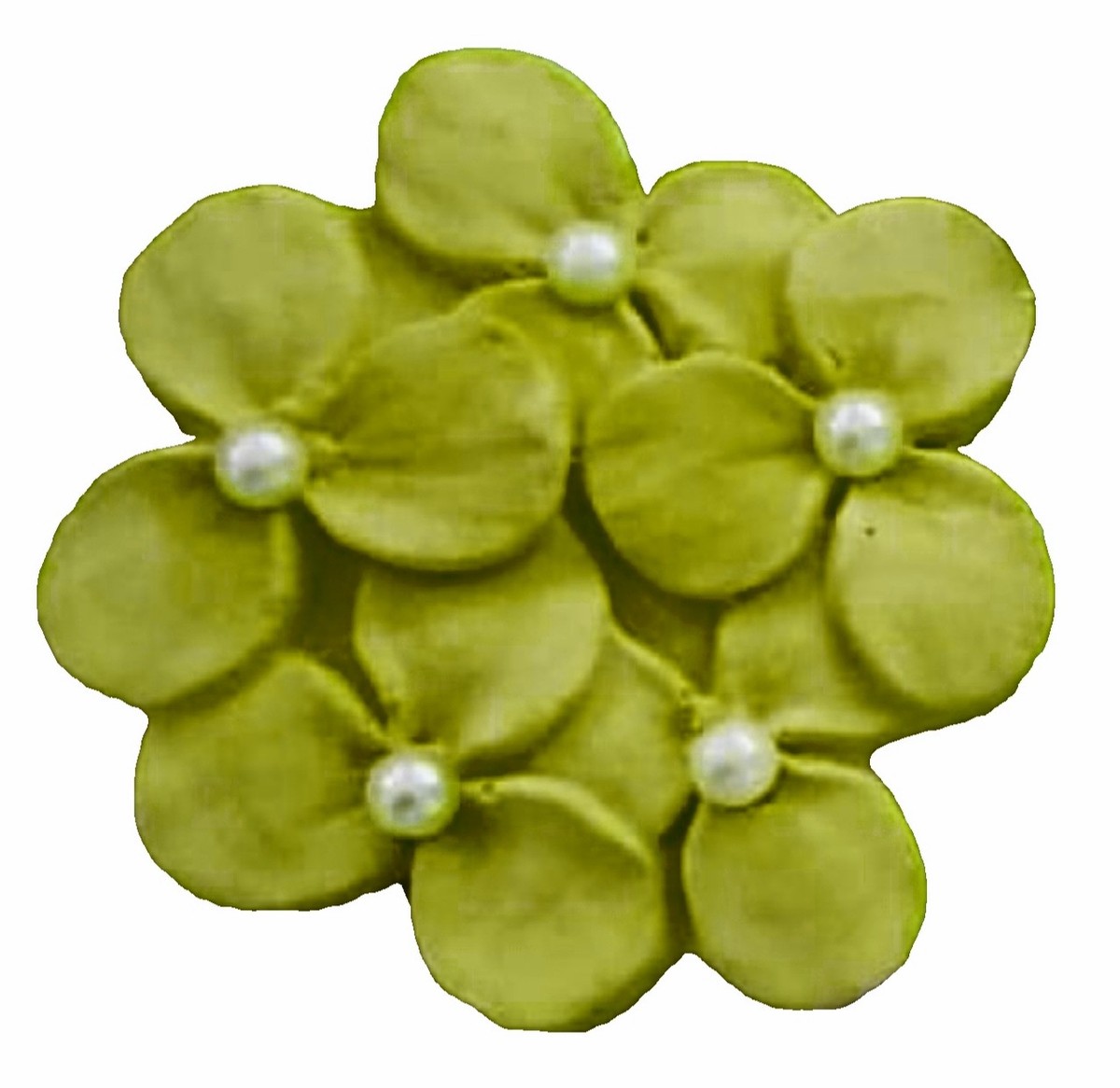 Moule En Silicone Fleur Hortensia 7cm - Pour Pâte Polymère, Fimo, Résine, Plâtre