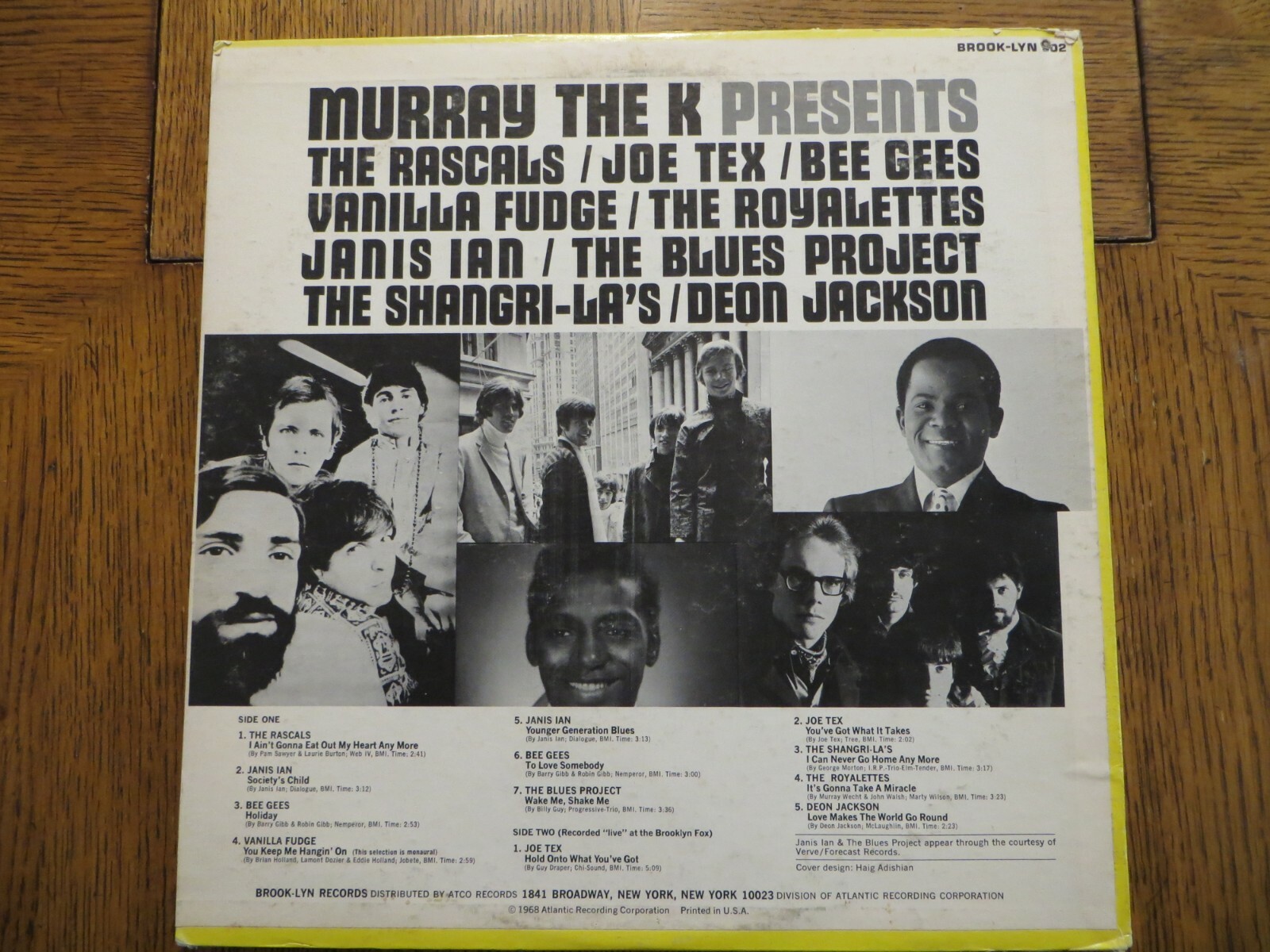 Various – Murray The K Presents - 1968 - Brook-Lyn SD 302 Vinyl LP VG+/VG+!!! thumbnail 2