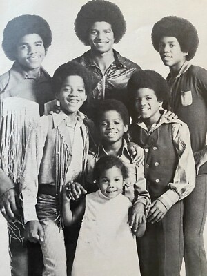 The Jackson Five, Michael Jackson, Full Page Vintage Pinup