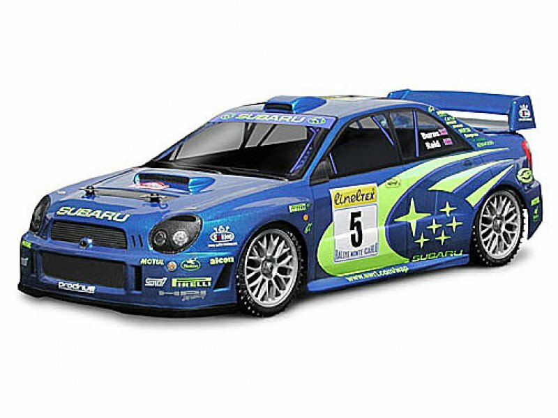 ホビーラジコン HPI  RS4 Rally  SUBARU IMPREZA WRC2001 HPI 1/10 RC Car BODY Shell SUBARU IMPREZA WRC 2001 200mm