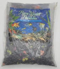 Pure Water Pebbles Aquarium Gravel. Laser Night Pebble Mix - 2.5 lbs. Sealed New