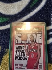 2021-22 Panini NBA Hoops - Slam #SLAM #18 Allen Iverson Hottt.  Hofer.   Nice 