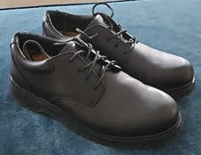 Propet Womens Black Leather Maxigrip Slip Resistant Work  WSR003 Sz 8.5 X  2E