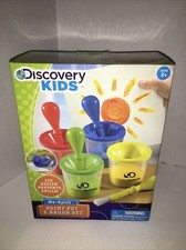 Discovery Kids No-Spill Paint Pot  Brush Set New