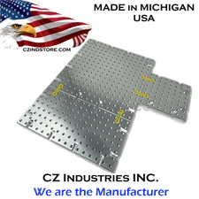 MIC 7000 Aluminum Expanding Fixture / Sacrificial Plate, Mini Pallet System