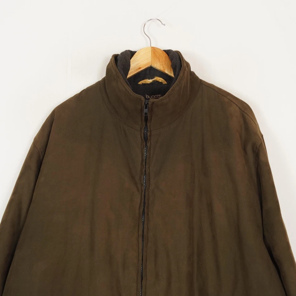 Chaqueta para hombre BUGATTI talla EU56 UK46 3XL marrón cuello alto poliéster Foto 3 de 4