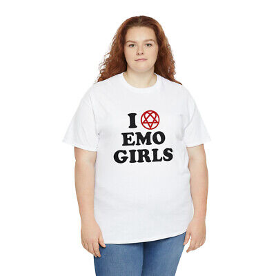  I Love Emo Girls Goth Emo T-Shirt : Clothing, Shoes & Jewelry