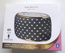 New In Box Isaac Mizrahi Fabric Wireless Bluetooth Speaker  Great Gift Idea