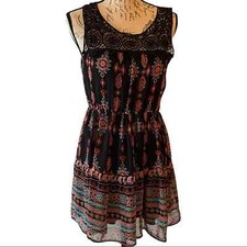 As U Wish Bohemian Style Dress Size M