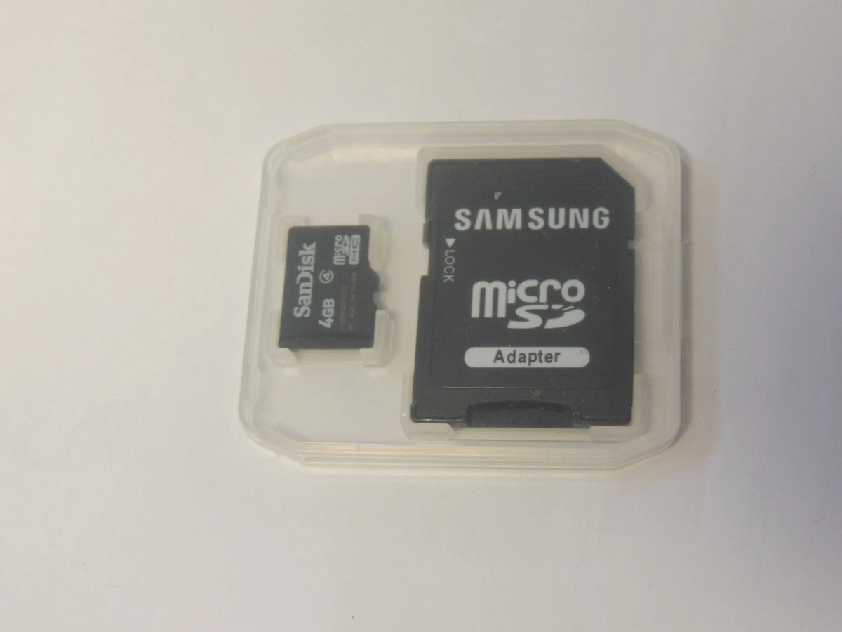 SanDisk 4GB MicroSDHC Cell Phone Memory Card for sale | eBay