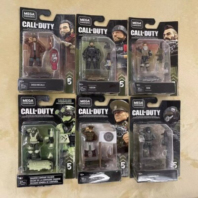 MEGA Construx COD SIMON RILEY SHADOW COMPANY GIDEON  DAVIS RUIN DIEGO 6 Figures