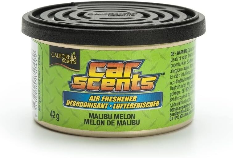 CALIRNIA SCENTS Car Home Organic Spill Proof Air Freshener Tin Can