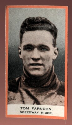 Tabakkarte, Godfrey Phillips, BDV, Paketausgabe 1932/34, Speedway, Tom Farndon 2