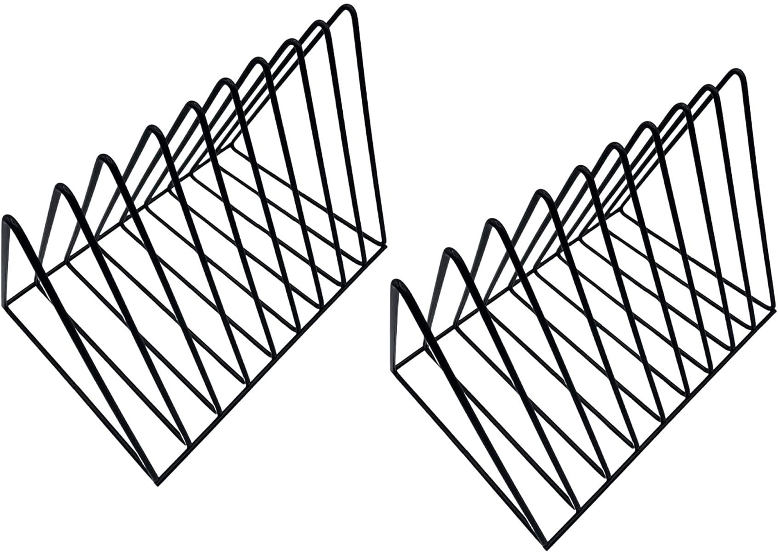 Vinyl Record Storage Holder Stand - Premium Wire Rack for Lp Album records (2...