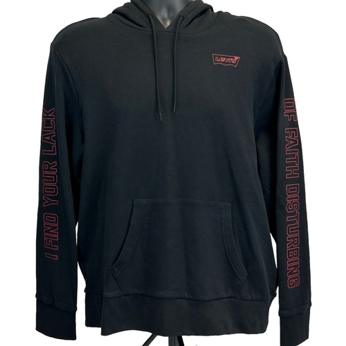 Levis x Star Wars Darth Vader Hoodie Movie Film Hooded Sweatshirt Black L Large - Picture 2 of 15