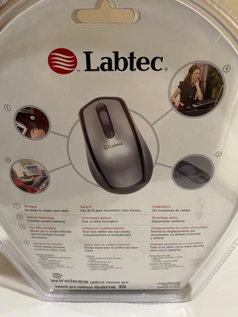 Labtec Wireless Optical Mouse Pro USB / PS2 - Image 3 of 3