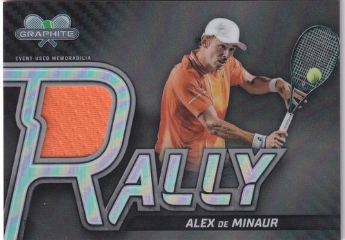 2024 Topps Royalty Alex de Minaur Regalia Relic Signatures Blue Auto #10/25