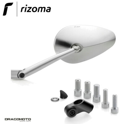 TRIUMPH Trident 660 2021-2023 Rear Mirror Radial RS RIZOMA BS132A BS713B Silver