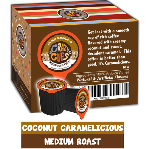 Crazy Cups Coffee 22 OR 80 KCups Pods Keurig Capsules Gluten Free CHOOSE FLAVOR☕ - Picture 41 of 96