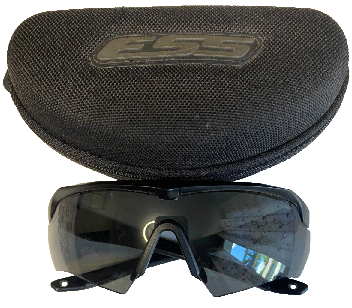 独特な ESS eBay | #81 Case glasses Sun Black Wrap Halfrim Crossbow Z87+ その他