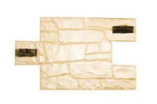 3D Granite Stone Pattern Vertical Decorative Impression Mat Concrete Stamp 