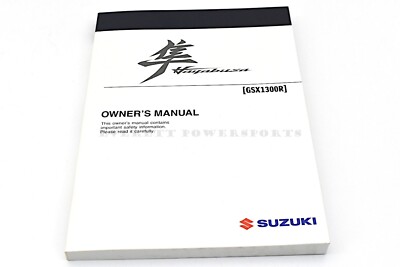 Owners Manual 2023 GSX1300 R Hayabusa OEM Suzuki Operators Book