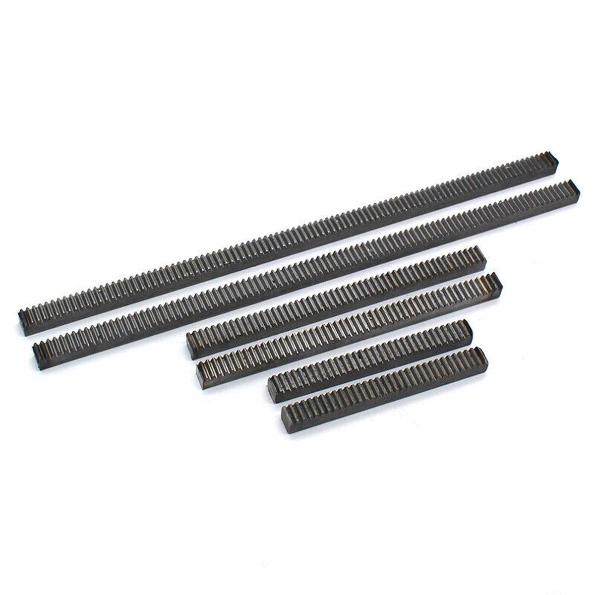 Präzisionszahnstange Modul 1 – 45# Kohlenstoffstahl, 10x10mm, Längen 100–500mm, Für Getriebe & Linearsysteme (10 X 10 X 200mm)