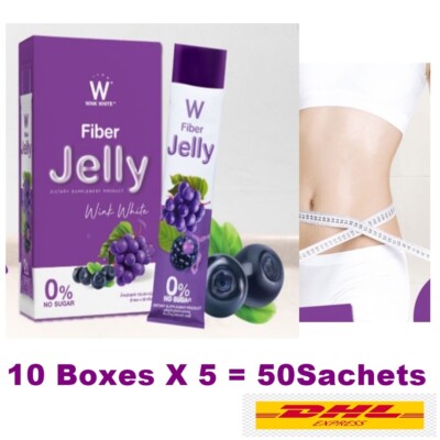 10X WINK WHITE Jelly Fiber Detox Weight Control Slim Skin Healthy Prebiotics 50s