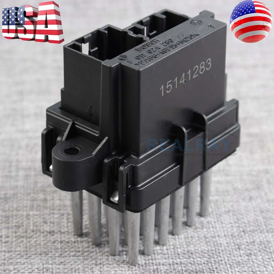 Resistor do motor do ventilador do aquecedor CA para GMC Yukon Terrain Sierra 1500 2500 3500 - Imagem 2 de 4