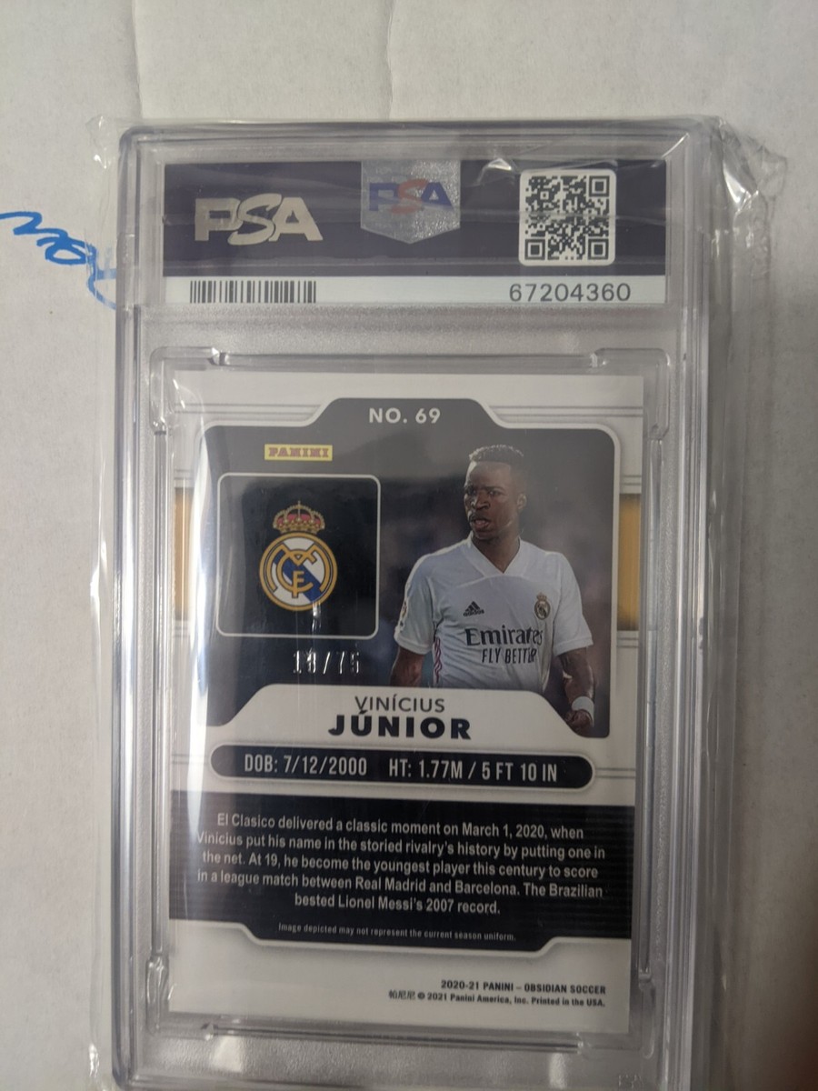 その他 Vinicius JR Panini Obsidian Purple/65 RC 2019-20 Panini - Obsidian Soccer - Vinicius Junior - Purple