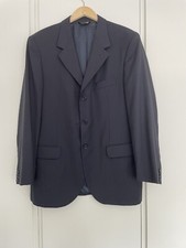 Cellini Herren Blazer Anzug Sakko 46 Angelico Super 100’s Wolle Blau