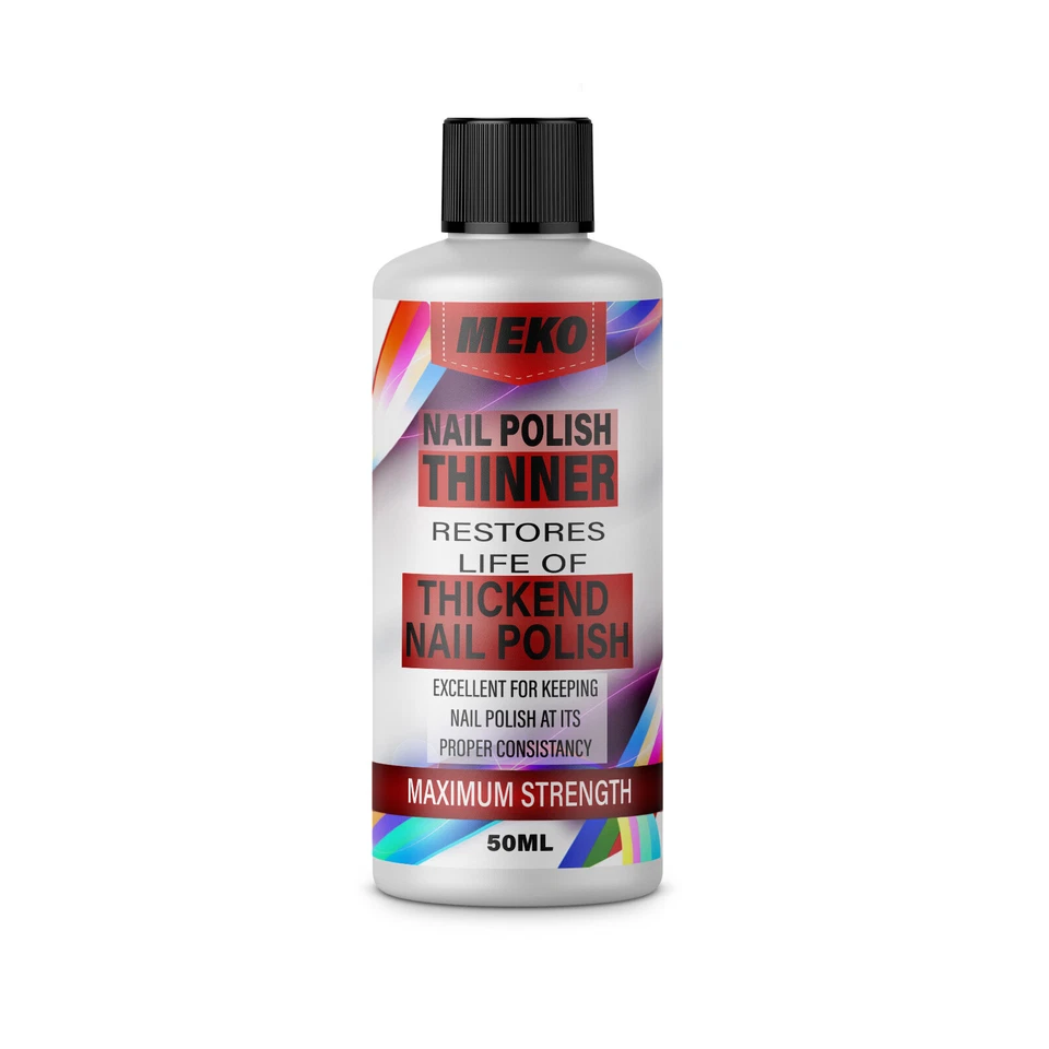 50ml Top Coat Nail Polish Thinner Liquid. Thin and Revive old Favorite polishes.