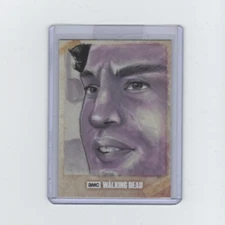 WALKING DEAD ROAD/ALEXANDRIA SHANE SKETCH CARD BY ARTIST MATTHEW CHARRON   1/1!