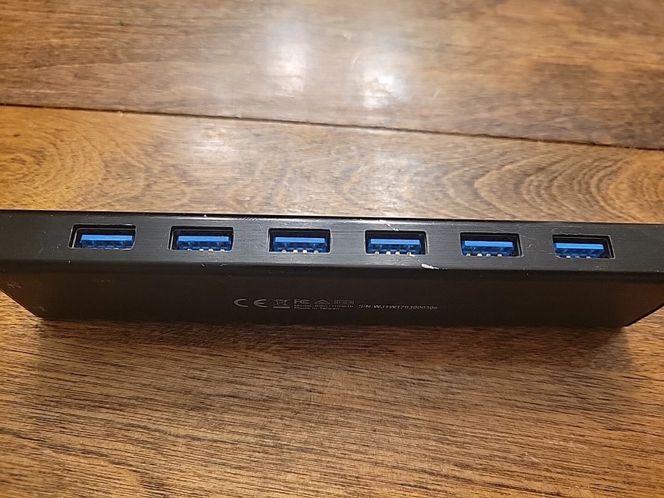 Dispositivo múltiple Blackweb 6 puertos USB negro 5V/12A (BWA17HO010) sin probar sin alimentación Foto 2 de 4