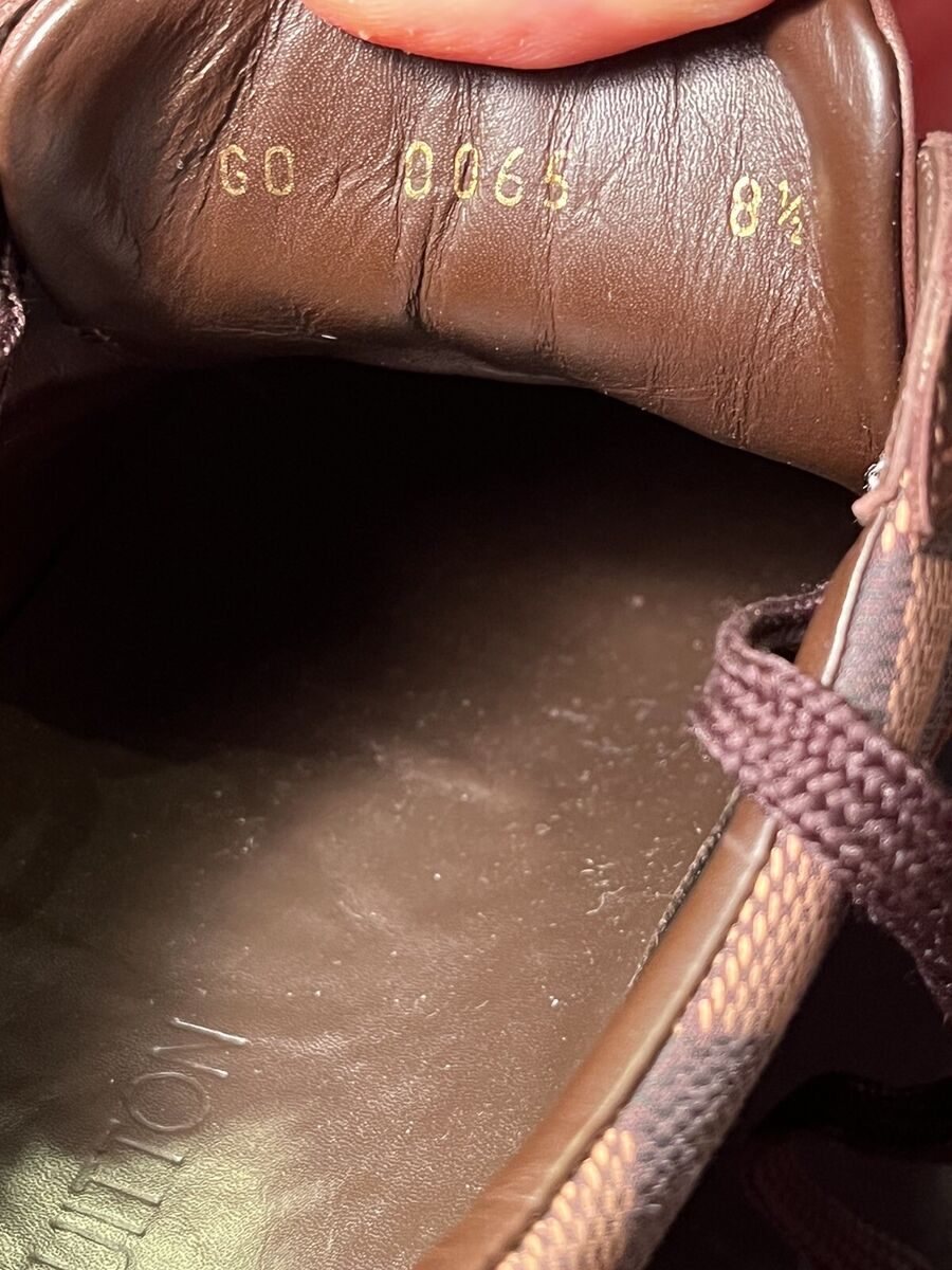 LOUIS VUITTON MONOGRAM CHECKERED SHOES SNEAKERS 8.5 FITS LOUIS VUITTON MONOGRAM CHECKERED SHOES SNEAKERS 8.5 FITS