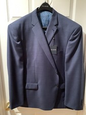 JOS A BANK 56R 56 Reg NWT Custom Suit Coat Blazer Sport Coat Bright Navy Blue