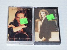Lot of 2 Michael Bolton Cassette Tape Soul Provider Time Love  Tenderness