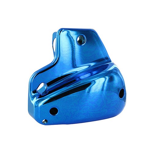 Embouts De Guidon X-Lite L Bend Bleu Anodisé - VTT - Bon état - Fabriqué Au Royaume-Uni