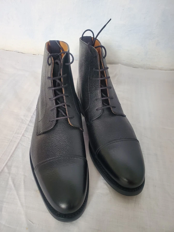 Nuevo Goodyear Welted Oliver Gris Jack Botas Zapato Negro Talla UK10.5/EU44.5/US11.5 Foto 4 de 4