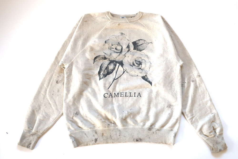 SAINT MXXXXXX 'CAMELLIA' スウェットシャツ Saint Mxxxxxx Saint Michael Camellia Raglan Sweatshirt XL