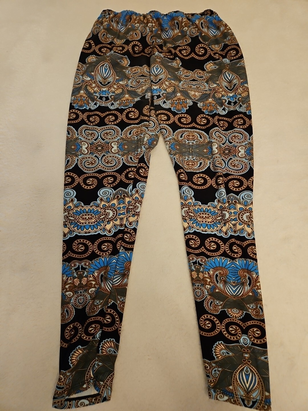 Lidy Womens pull on multi pattern/multicolor legg… - image 1