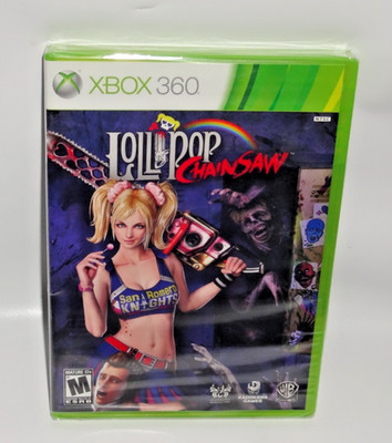 Lollipop Chainsaw Microsoft Xbox 360 2012 GRASSHOPPER MANUFACTURE NEW W/WEAR NIB