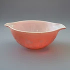 VTG Pyrex 1 1/2 Quart Pink & White Floral Mixing Bowl
